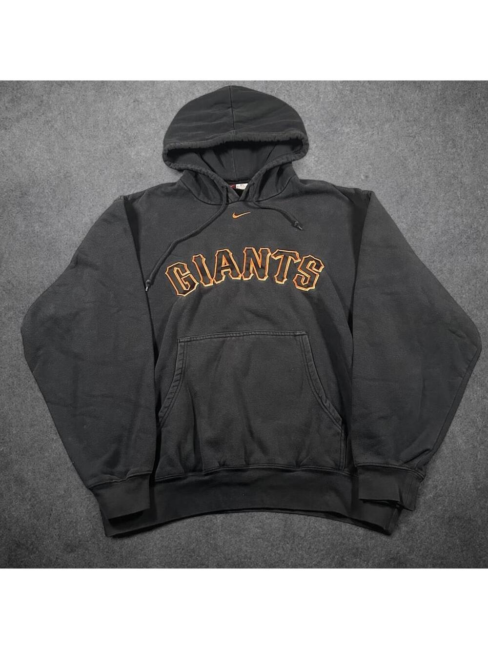 Vintage Y2K Nike MLB San Francisco Giants Center Swoosh Boxy Oversized Hoodie